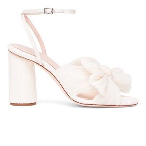 Loeffler Randall Camellia Knotted Sandals White